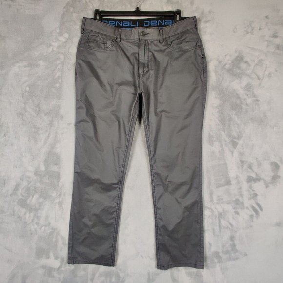 Denali Pants Denali Pants Men 36 Gray Chino Straight Casual 5